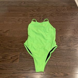 Jolyn lime green dayno II onesie